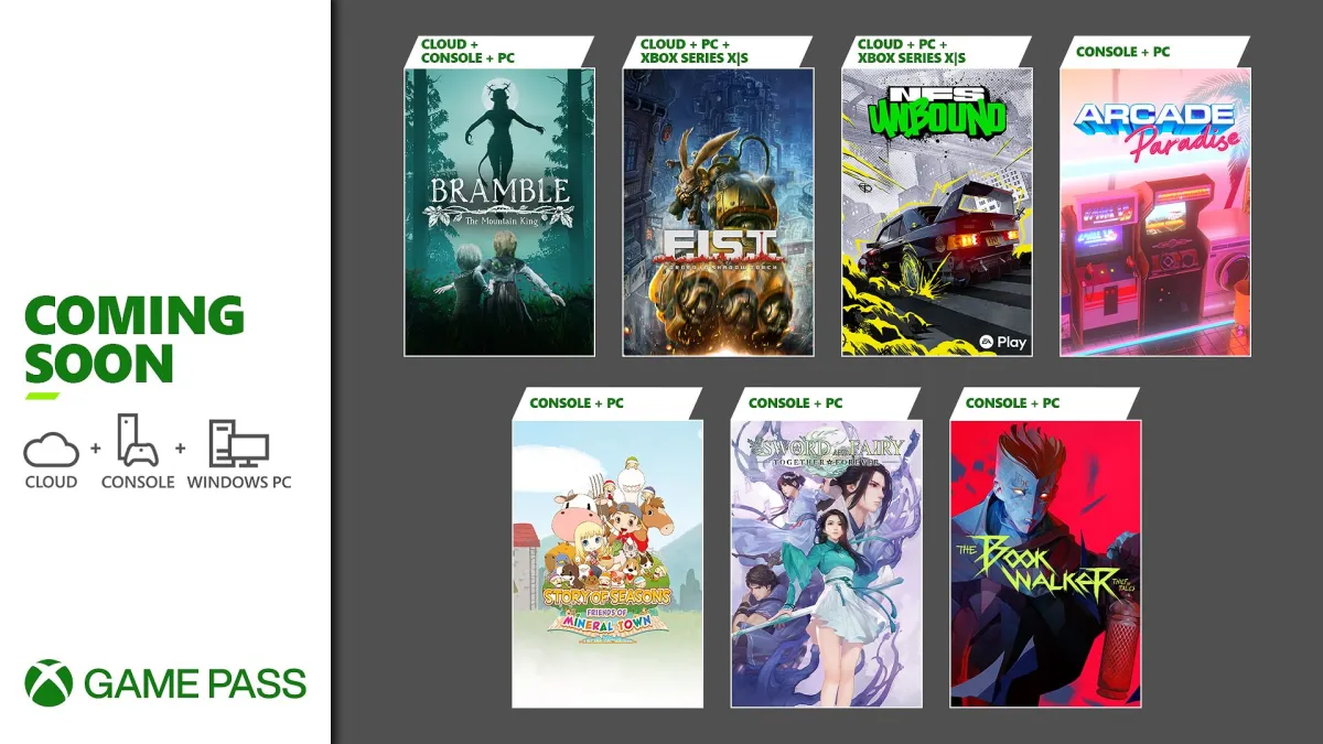 Xbox revela nova leva de jogos do Game Pass em Junho (2023)