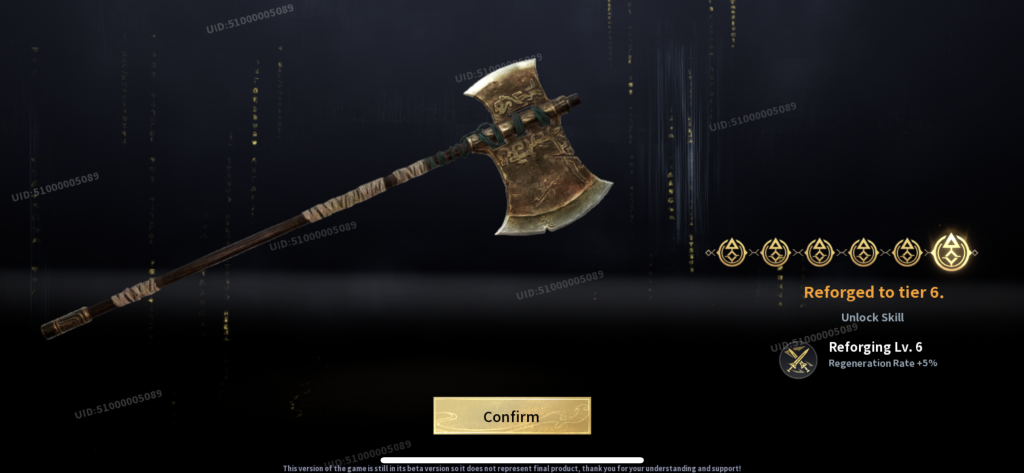 Preview - Assassin's Creed Codename Jade - Foto exibe menu de reforja de arma