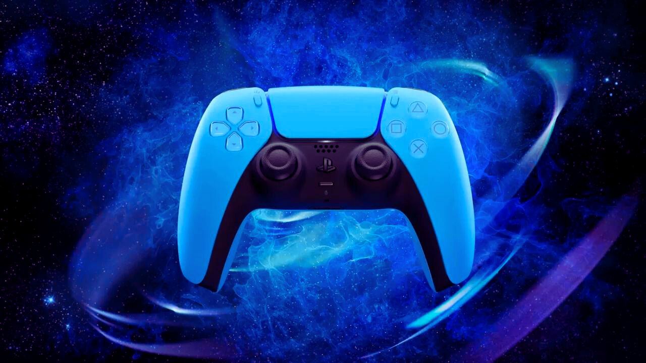 Controle Sem Fio Dualsense Starlight Blue - PS5 em Promoção na Americanas