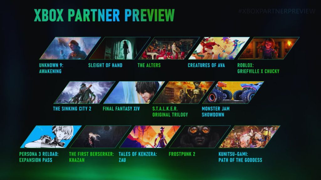 Xbox Partner Preview 2024