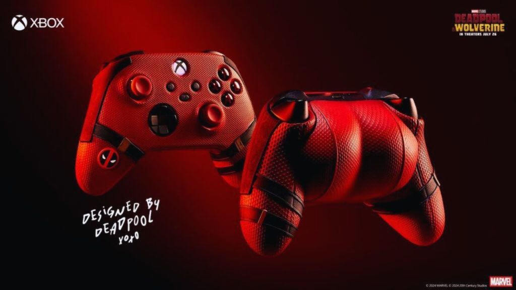 Xbox controle deadpool