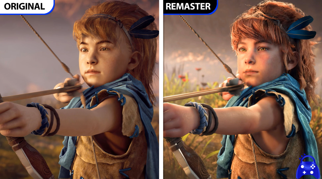 Horizon: Zero Dawn Remastered comparativo