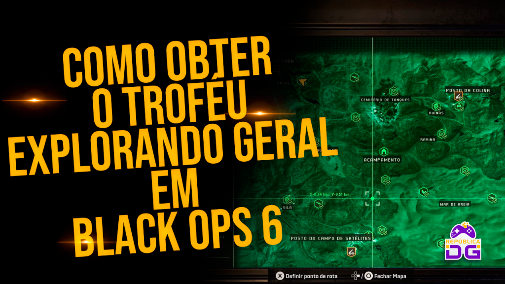 troféu explorando geral black ops 6