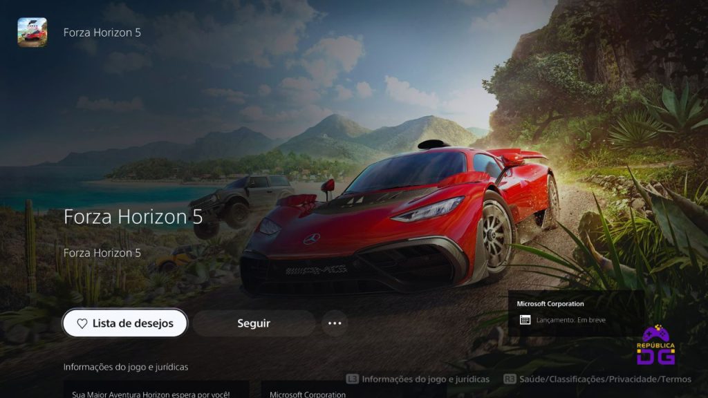 Forza Horizon PS5