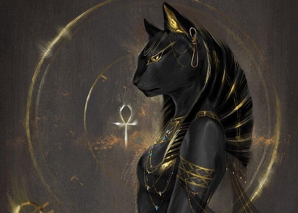 Bastet, um dos deuses que podem enfrentar Kratos na mitologia egípcia