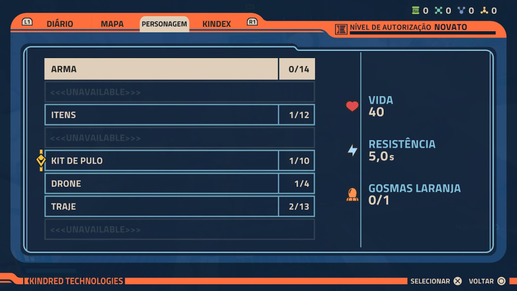 imagem mostrando os upgrades nesta Review de Revenge of Savage Planet