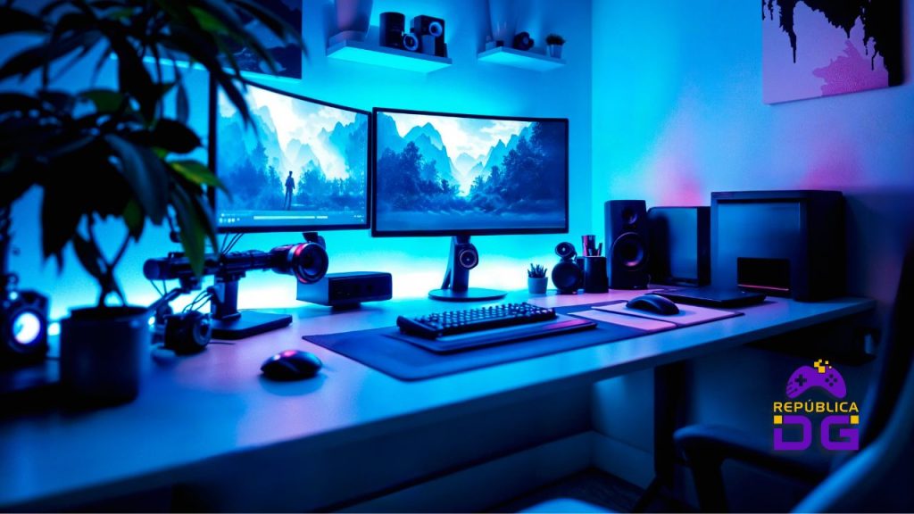 6 modelos de mesas gamer para deixar seu setup estiloso e funcional
