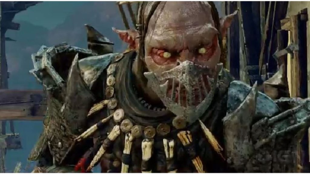Orcs vilões em jogos de mundo aberto