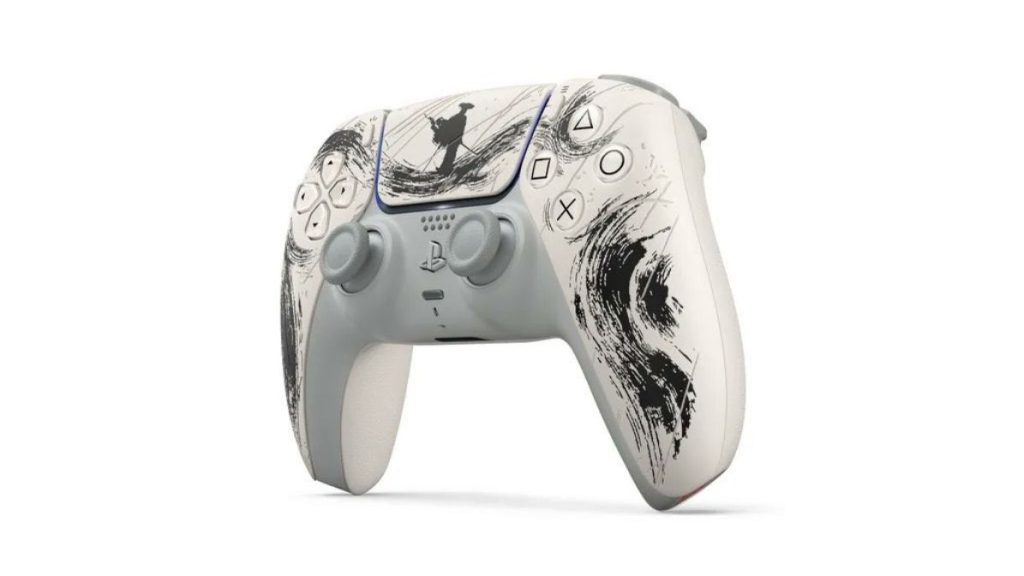 consoles e DualSenses temáticos de Ghost of Yōtei