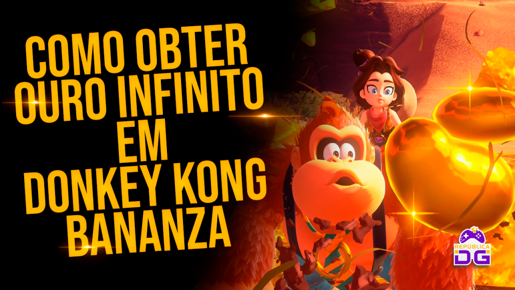 ouro infinito donkey kong bananza