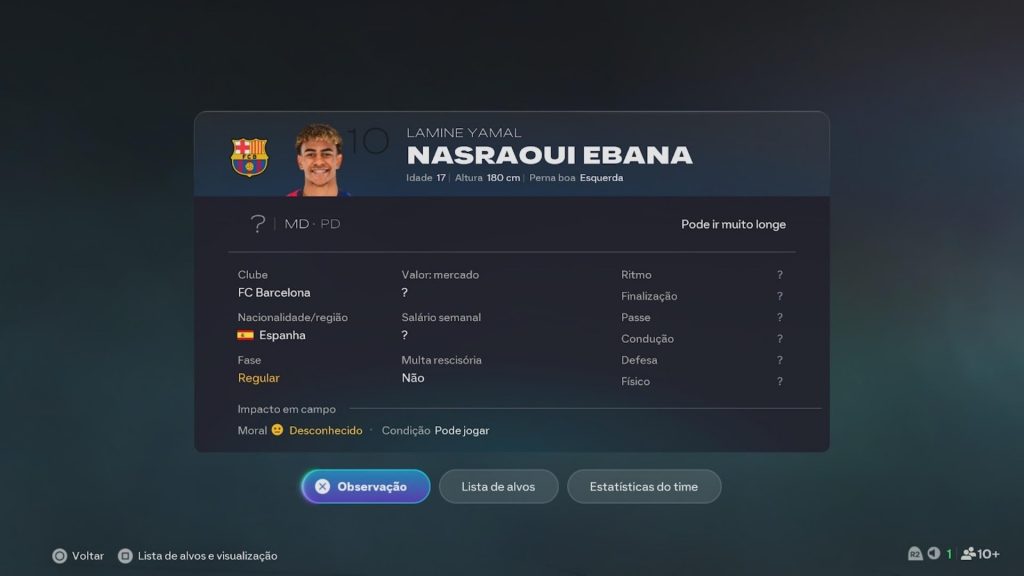 FC 26 Modo Carreira