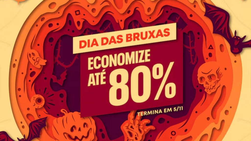 promoção dia das bruxas PS Store