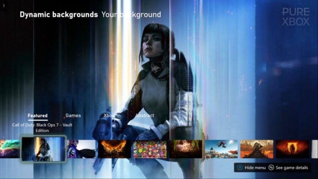 Planos fundo animados Xbox