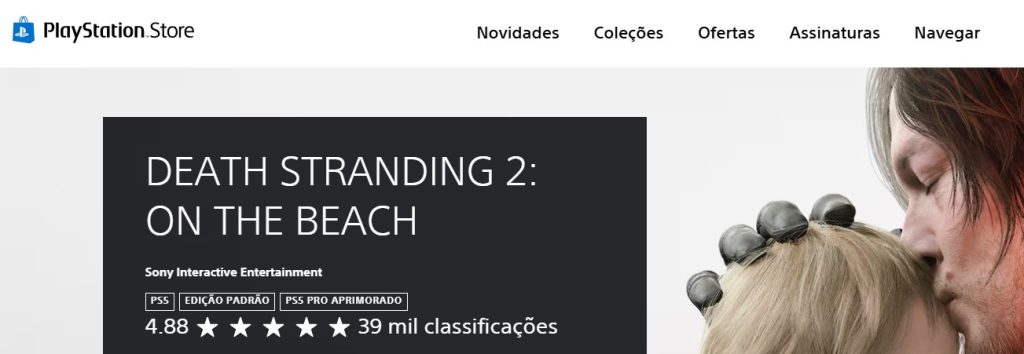 jogos classificação máxima PS Store