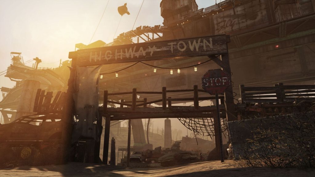 Highway Town em Burning Springs Fallout 76