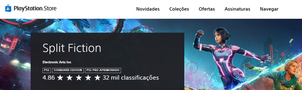 jogos classificação máxima PS Store