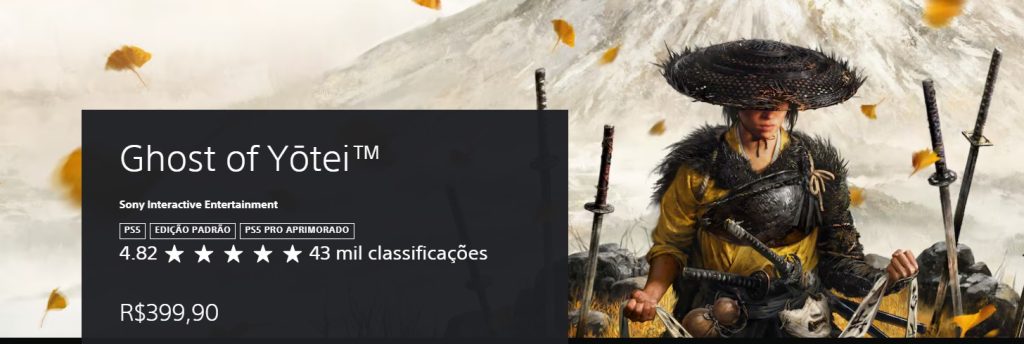 jogos classificação máxima PS Store