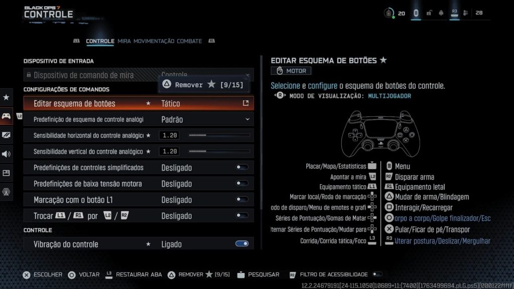 configurações Black Ops 7