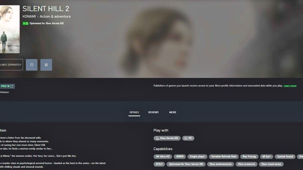 Silent hill Xbox