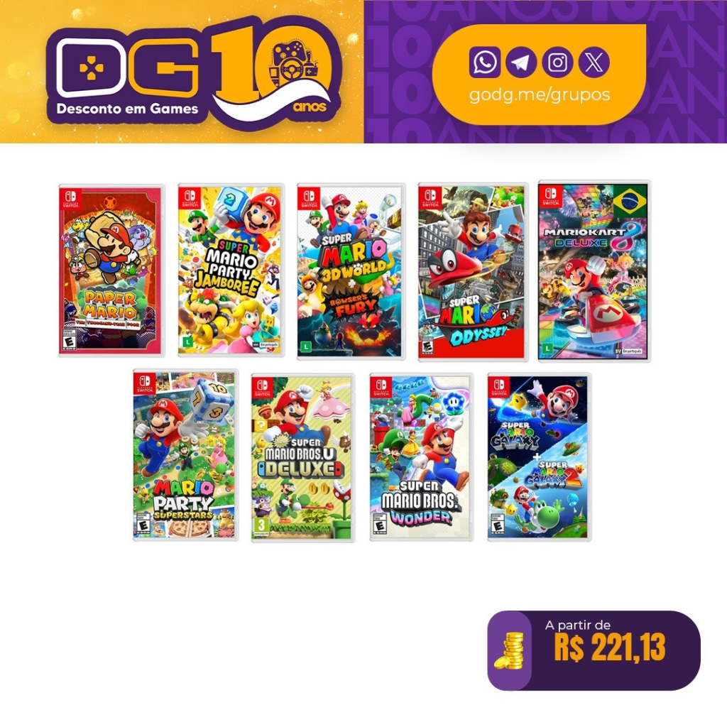 jogos Switch Mercado Livre