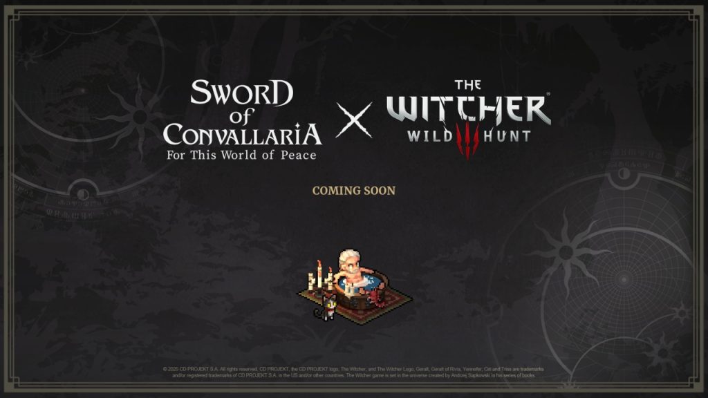 Sword of Convallaria terá crossover com The Witcher 3: Wild Hunt the witcher 3