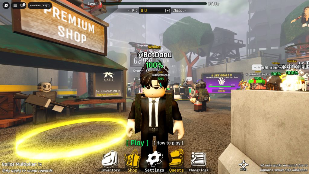 Roblox - Códigos Walk or Die (dezembro 2025)