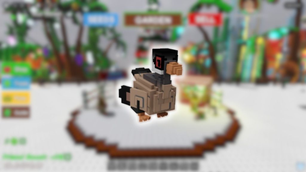 Roblox - O que o mascote Perdiz faz em Grow a Garden
