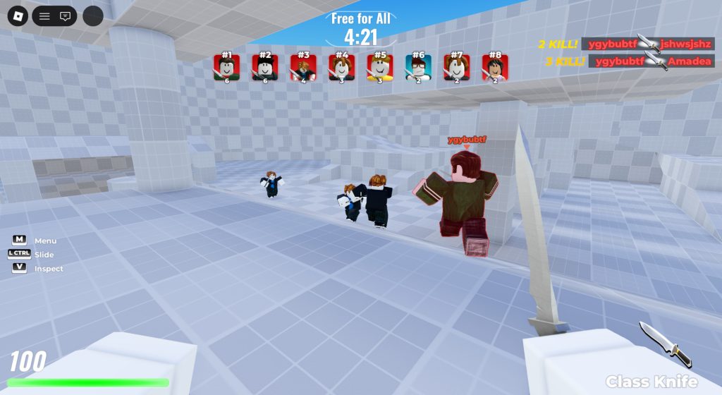 Roblox - Como jogar Knife Arena