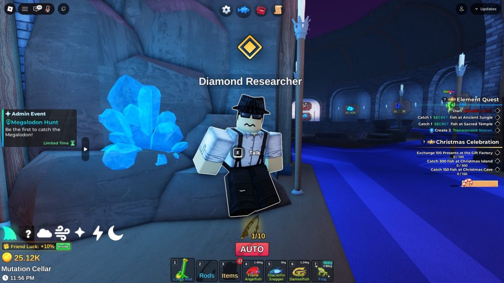 Roblox - Guia da Vara de Diamante em Fish It