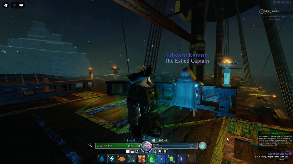 Roblox - Guia de Frotas em Arcane Odyssey