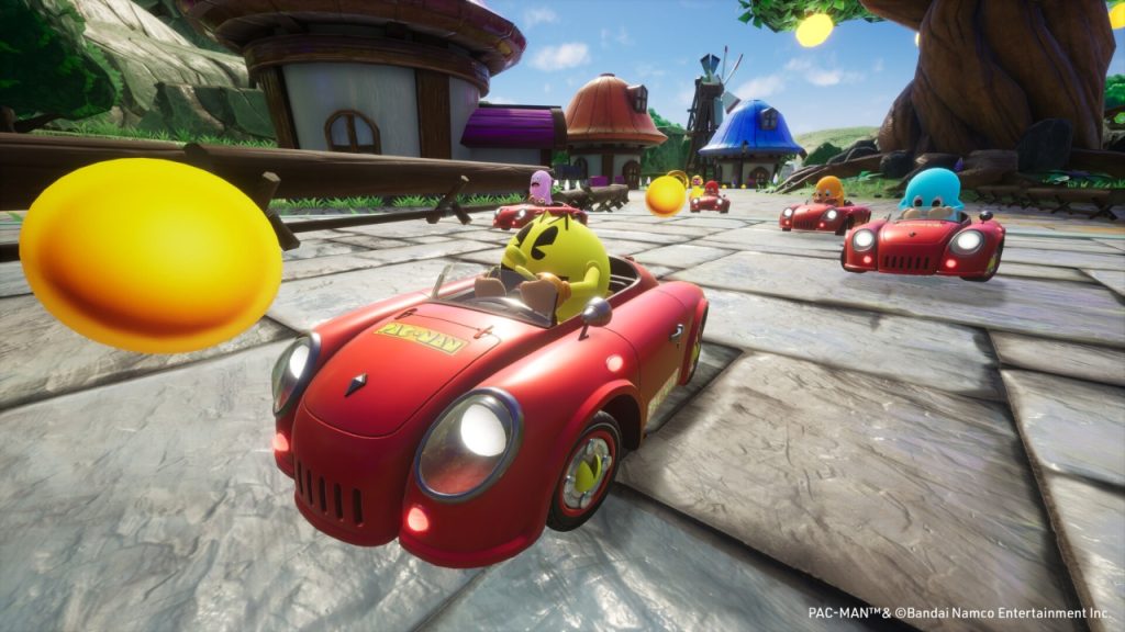 Pac-Man chega nesta semana ao Sonic Racing: CrossWorlds Pac-Man em Sonic Racing CrossWorlds