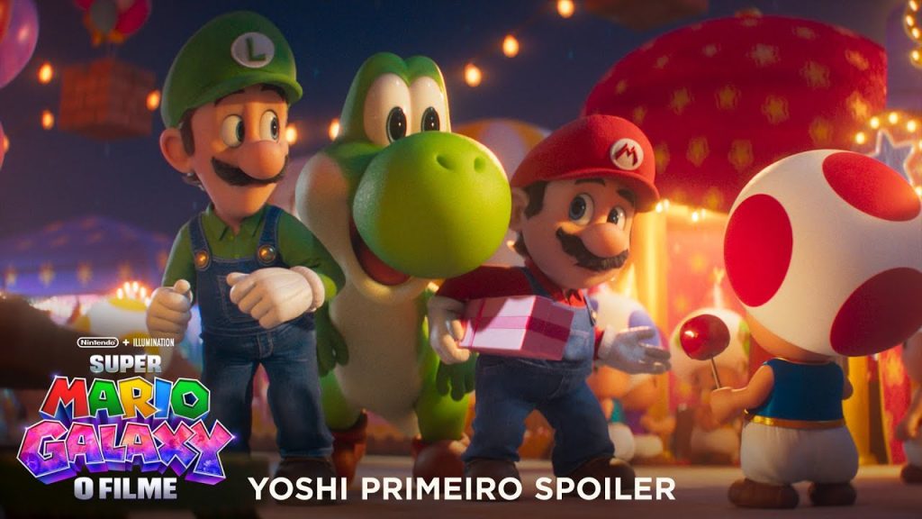 Super Mario Galaxy apresenta o Yoshi filme
