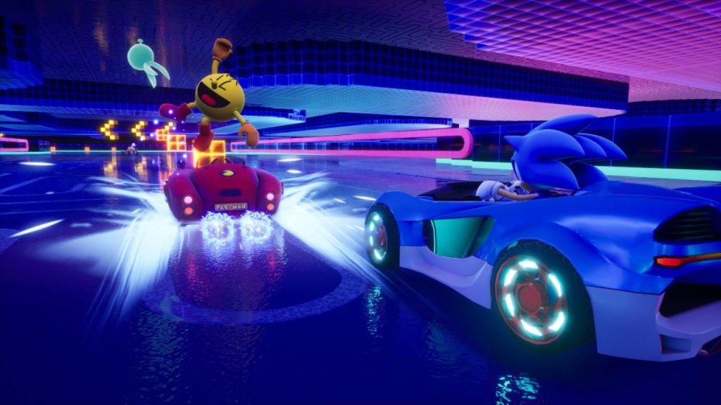 pacote pac-man sonic racing
