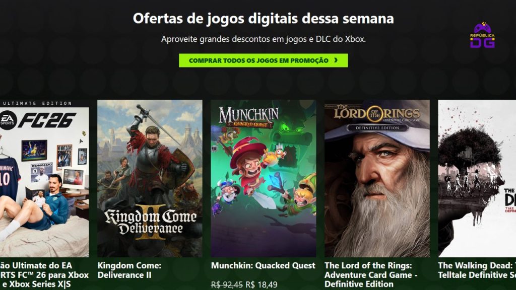 promoção xbox store