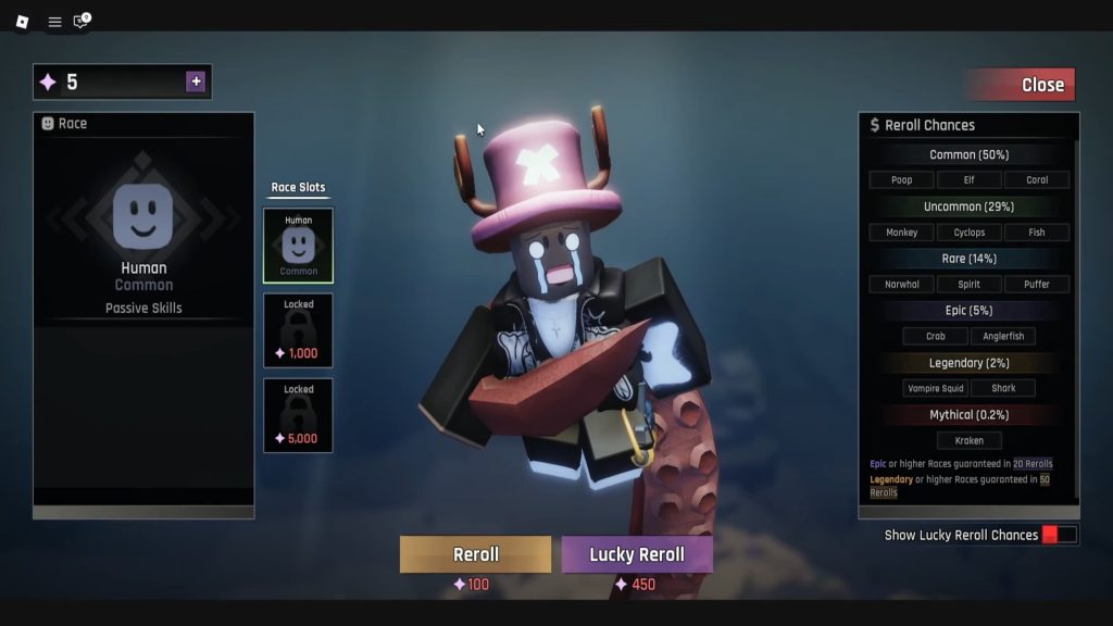 Roblox - Guia de Raças em Abyss e Como Fazer Reroll