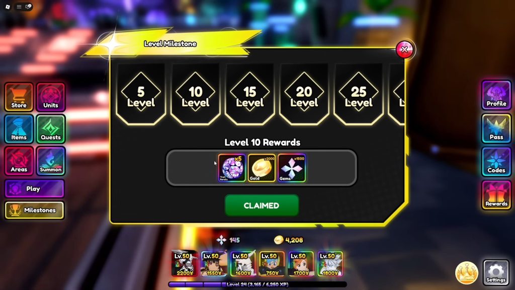 Roblox - Todos os Materiais de Anime Paradox