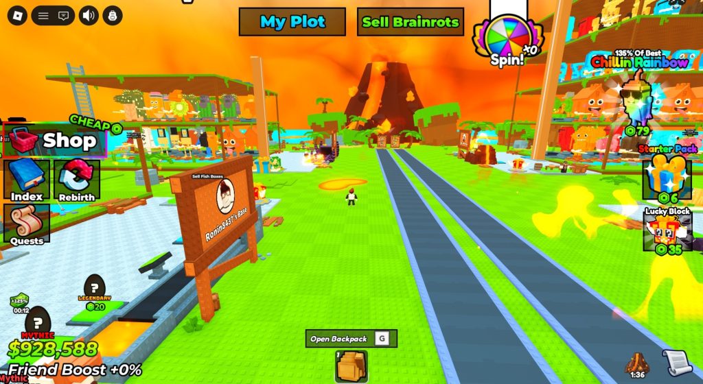 Roblox - Eventos climáticos em My Fishing Brainrots