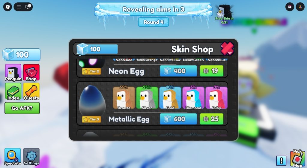 Roblox - Todas as skins de Knockout