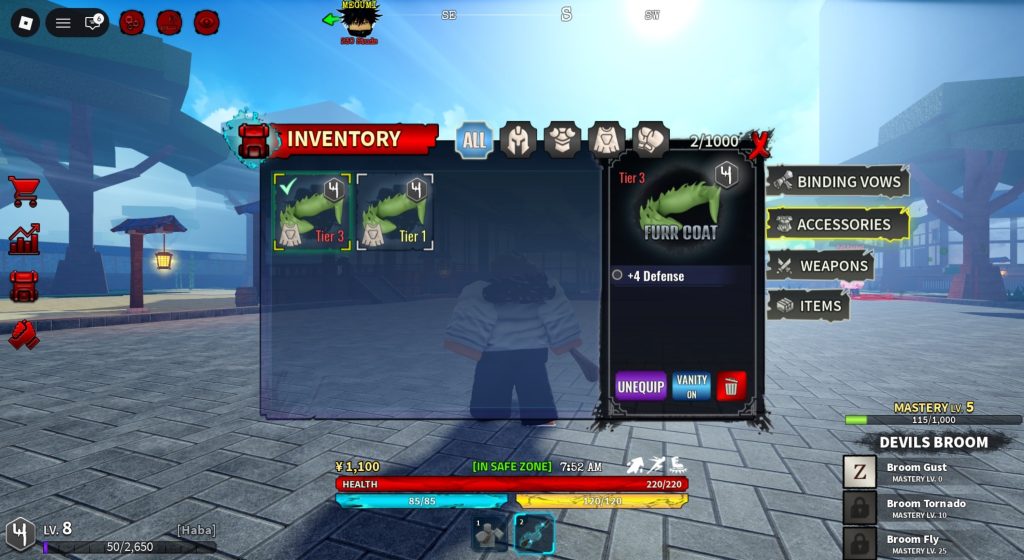 Roblox - Tier list de acessórios de Kaizen