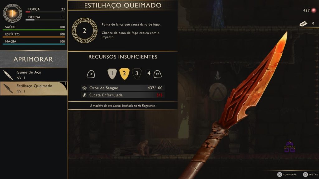 guia god of war sons of sparta - ponta de lança (1)