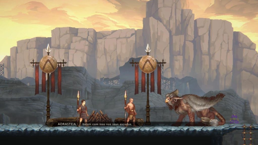 review god of war sons sparta - harpia