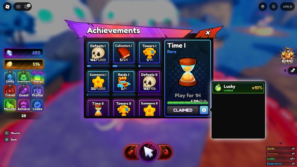 Roblox - Como Maximizar a Sorte Rápido em Anime Tactical Simulator