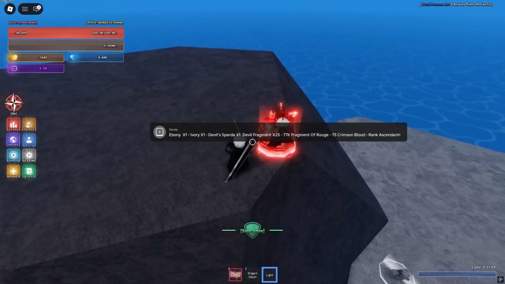 Roblox - Como conseguir Dante em Rogue Piece
