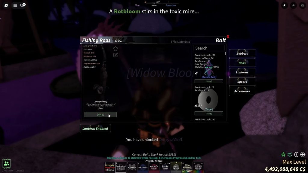 Roblox - Como conseguir a Vara Apodrecida em Fisch