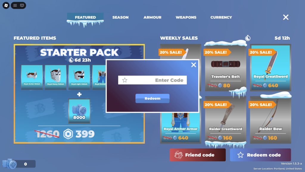 Roblox - Códigos de Ballista (março 2026)