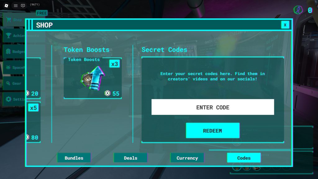 Roblox - Códigos de Reclone (março 2026)