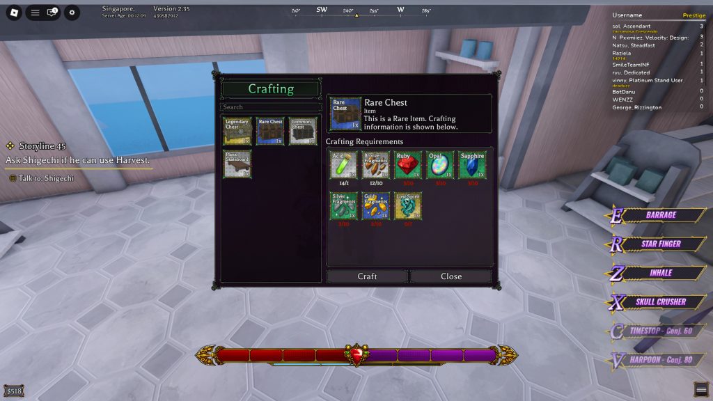 Roblox - Guia de Criação no Bizarre Lineage e Todos os Materiais