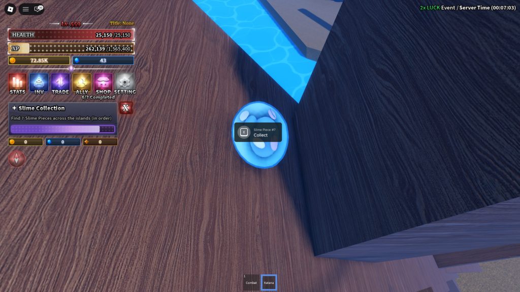 Roblox - Como encontrar todas as Peças de Slime em Sailor Piece