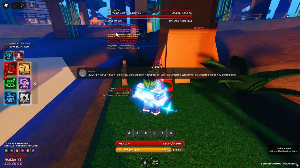 Roblox - Como conseguir Gyutaro em Reign Piece