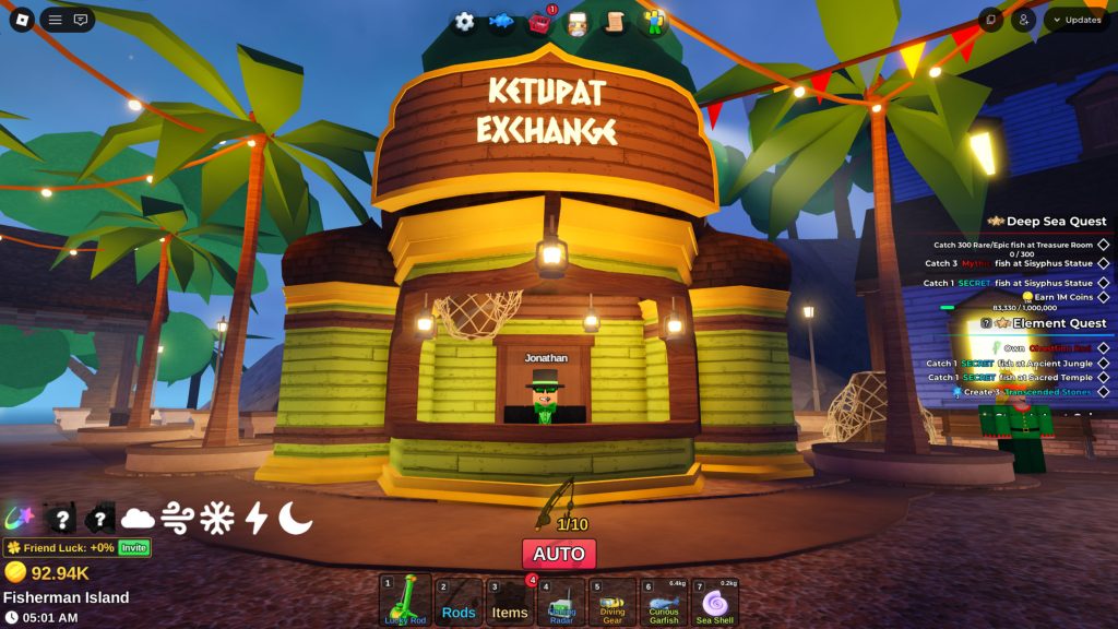 Roblox - Como completar o evento Troca Ketupat em Fish It